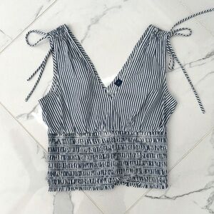 Old Navy Striped Tank Top - Black and White